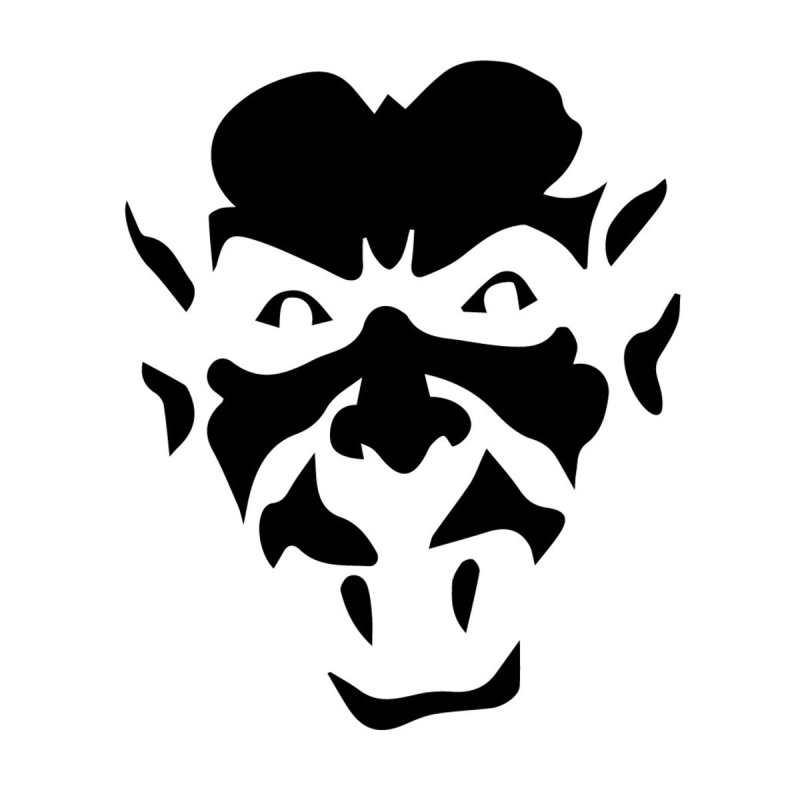 Трафарет вампира в хорошем качестве