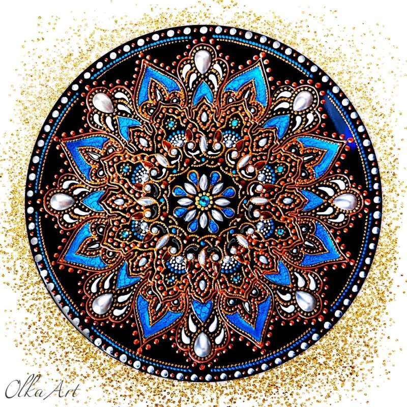 Тарелка с восточным орнаментом