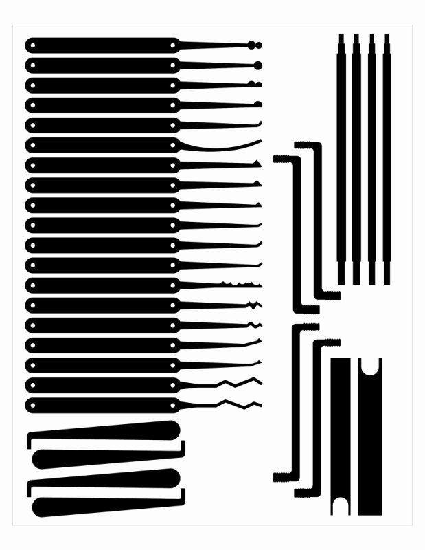 Отмычка Скороход чертежи