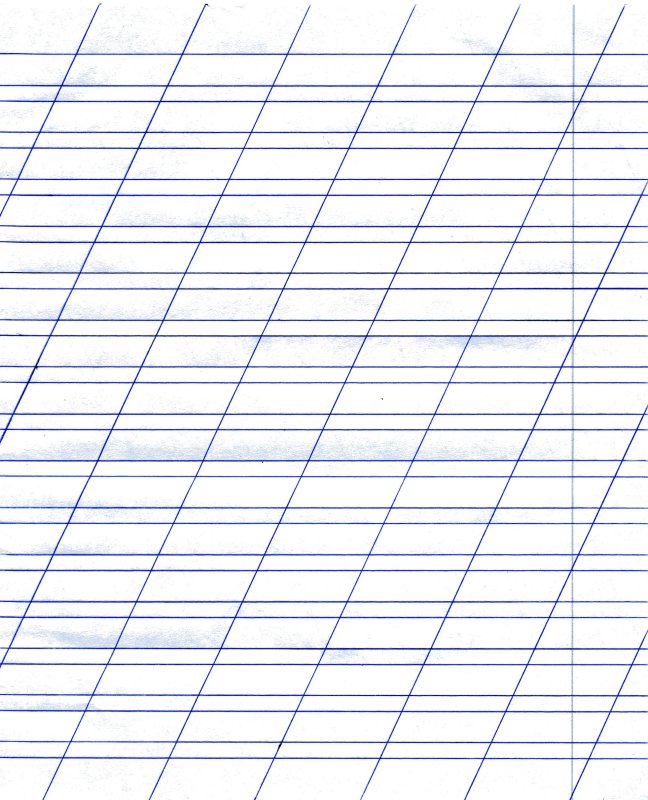 Разлиновка узкая линия а4