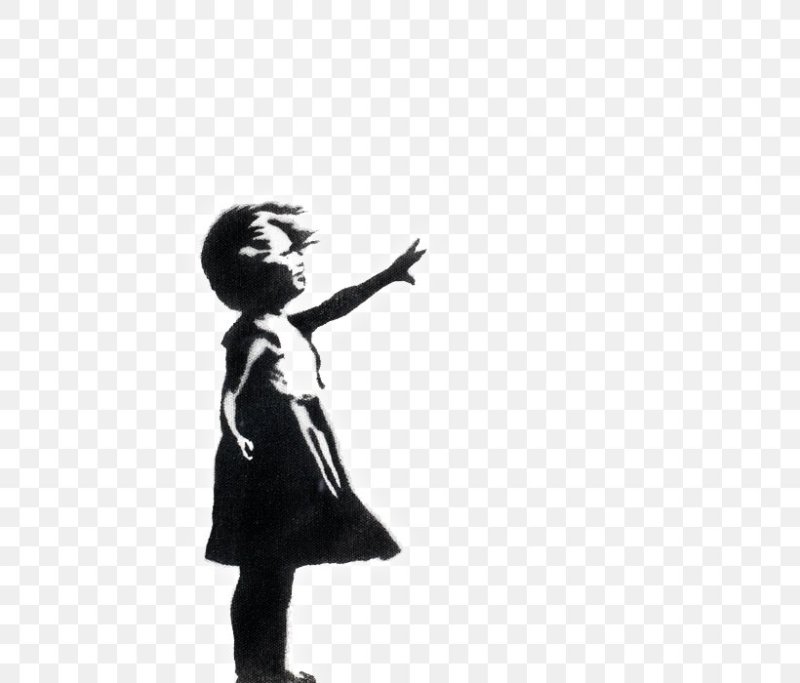 Бэнкси силуэты