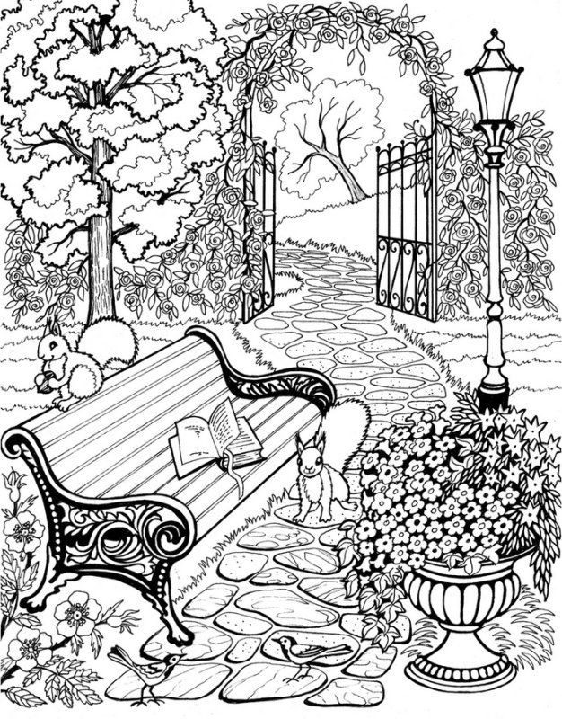 Ландшафт рисунок карандашом