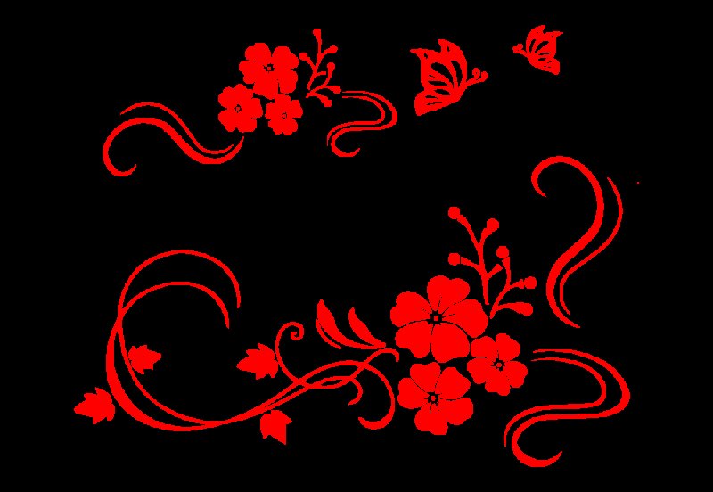 Орнамент цветы