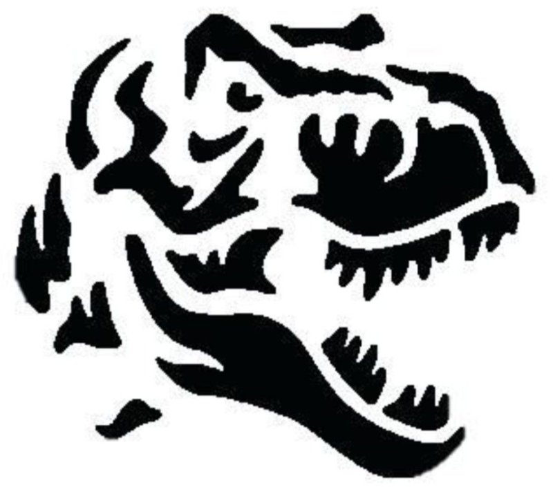 Вытынанки динозавры