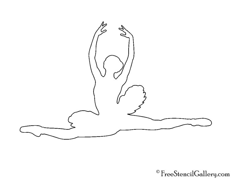 Снежинка балеринка трафарет