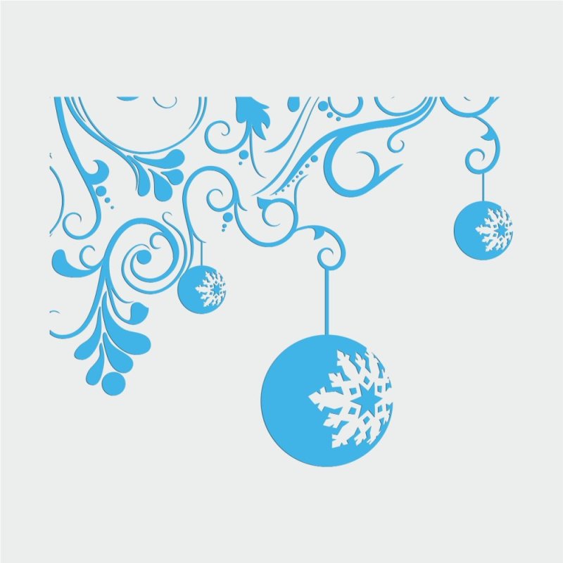 Трафарет "зимний узор"