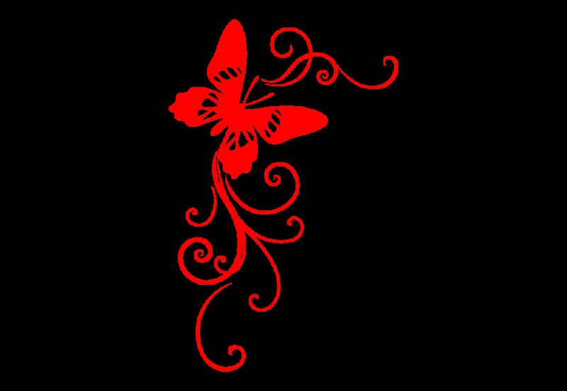 Угловой цветочный орнамент