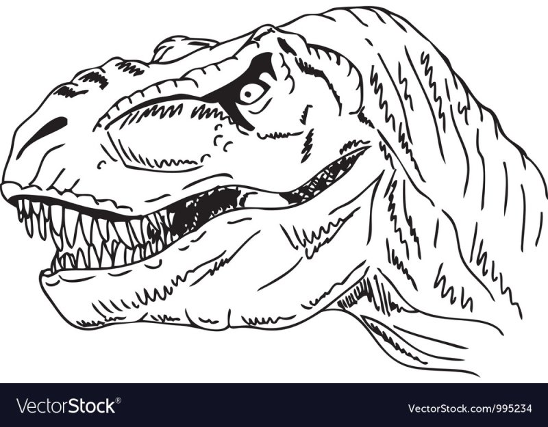 Тираннозавр рекс раскраска