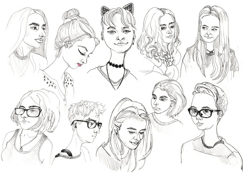 Раскраски для фломастеров для скетчинга