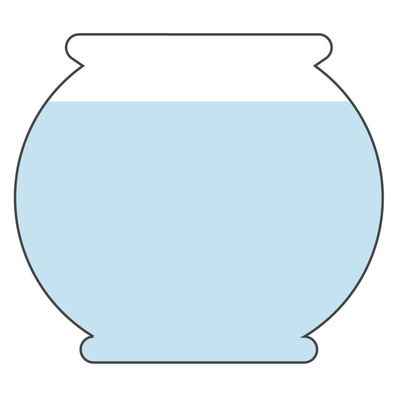 Аквариум шаблон для аппликации