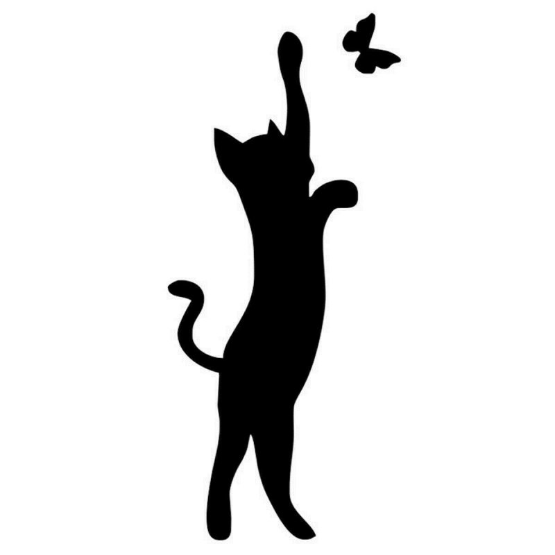 Силуэт кошки