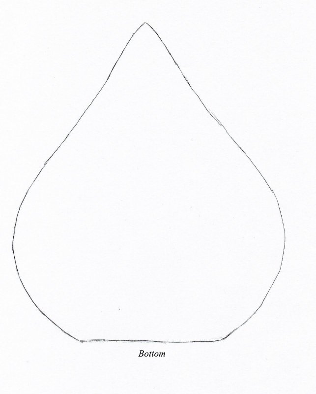 Трафареты лепестков цветов