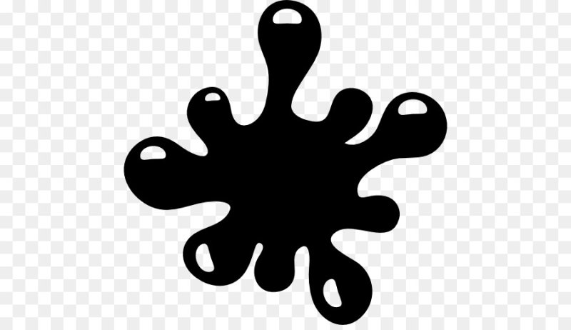 Трафарет Кляксы