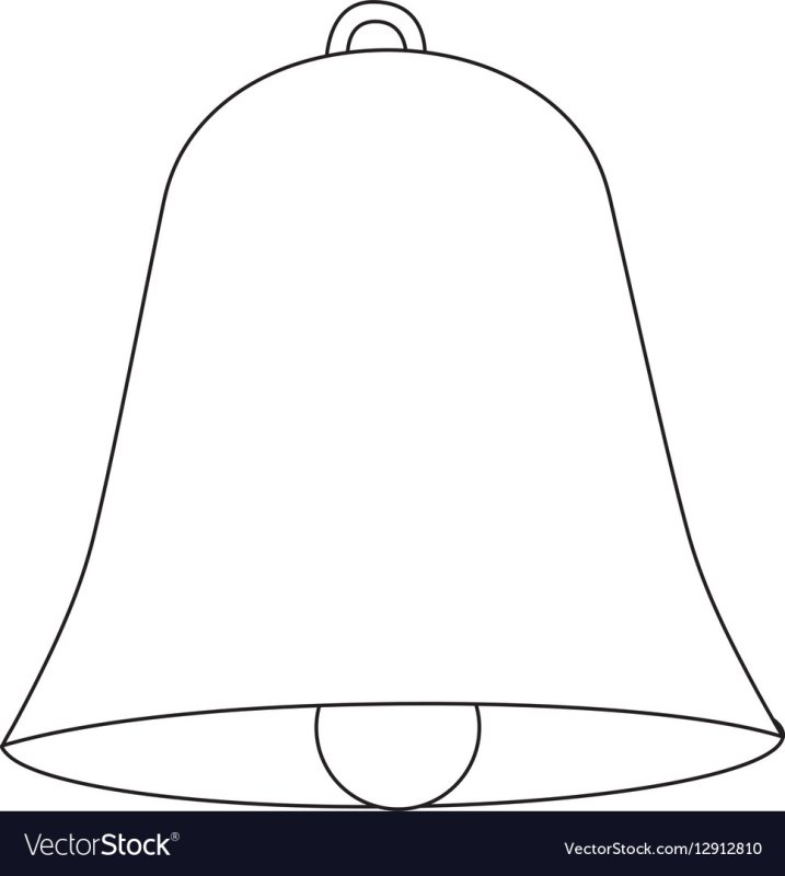 Колокольчик раскраска