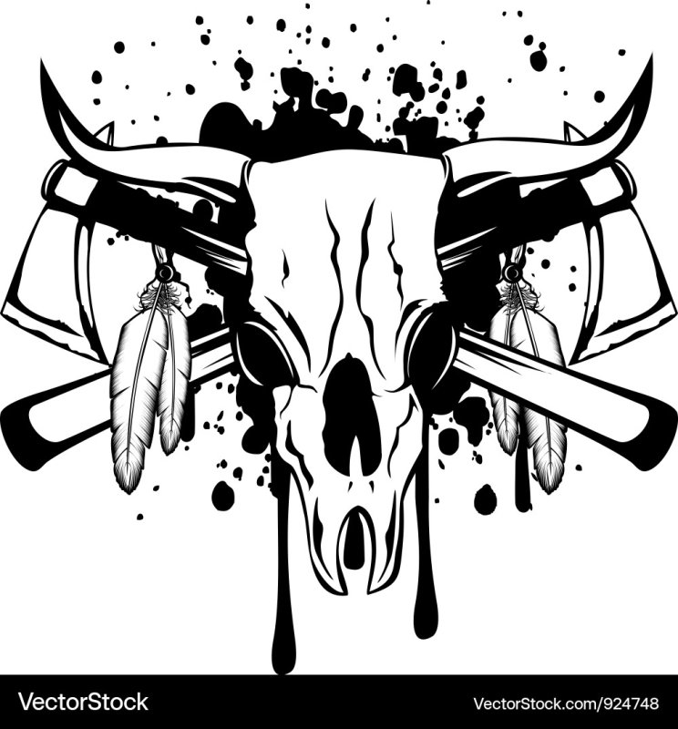 Тату быка эскизы