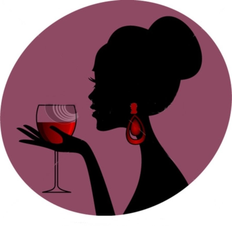 Девушка с бокалом