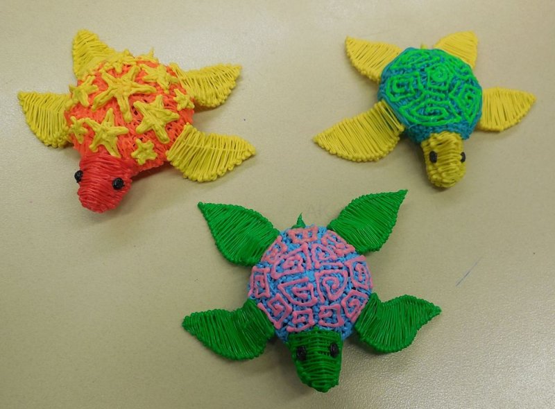 Брошка 3д ручкой