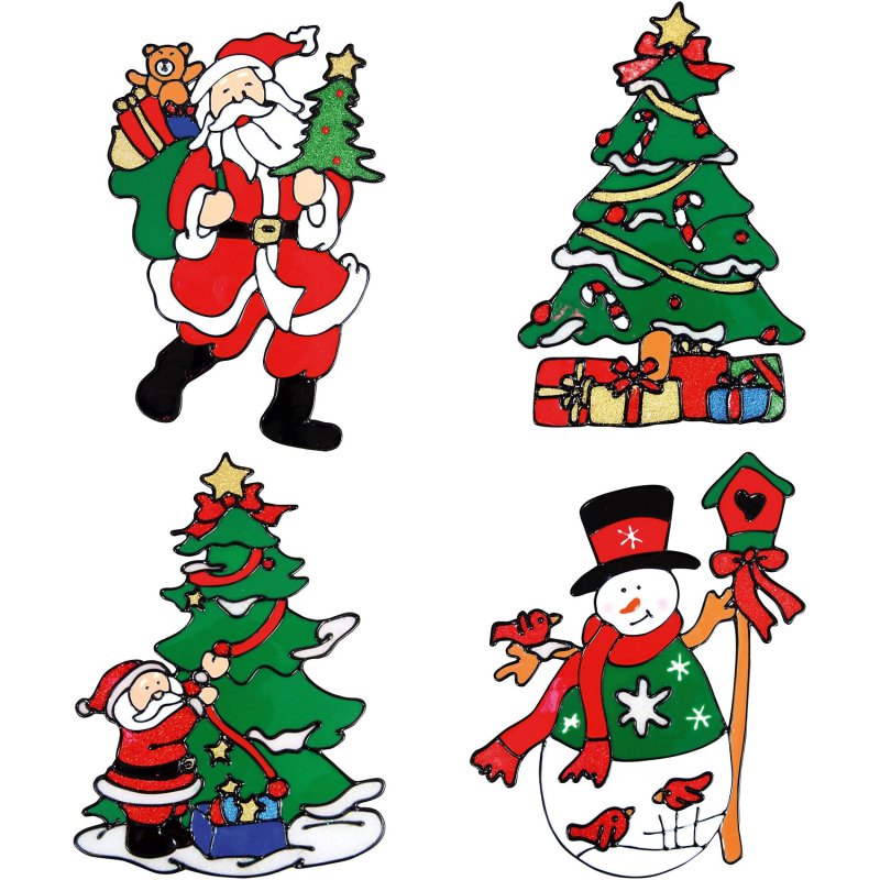 Новогодние наклейки