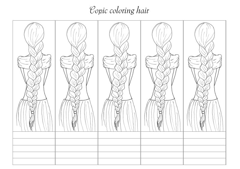 Раскраска для скетч фломастеров