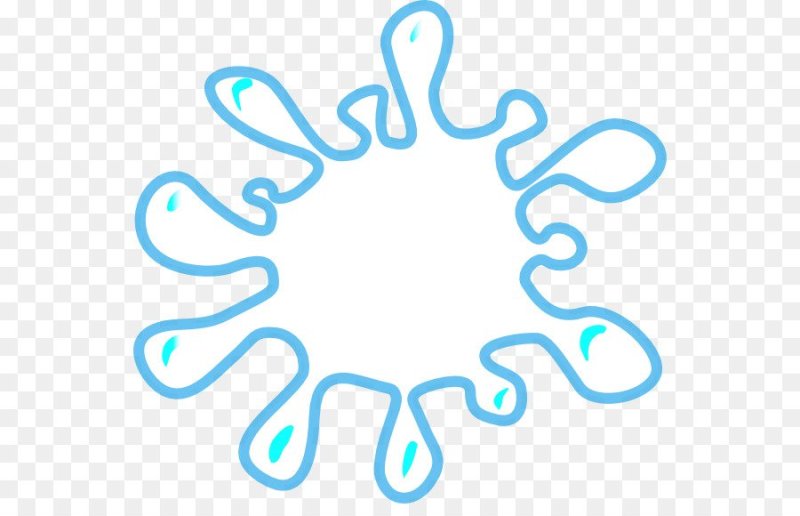 Клякса контур