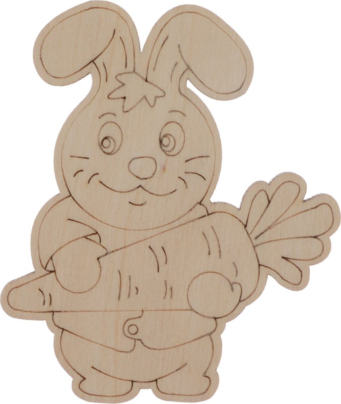 Заяц из фанеры