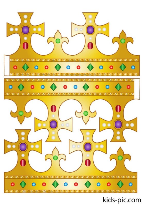 Макет короны царя