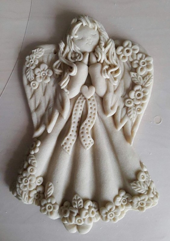 Рождественский ангел тестопластика