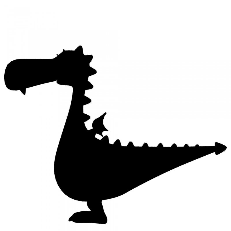 Силуэт дракона