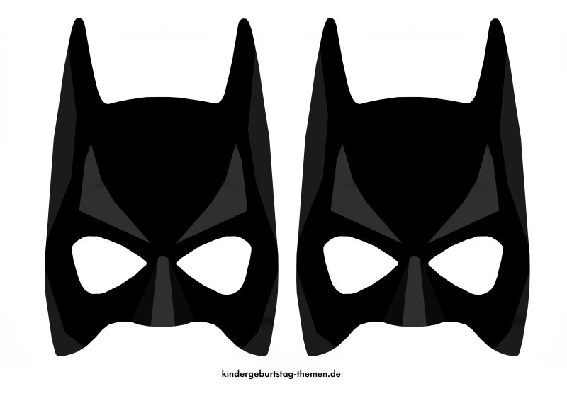 Макет маски Бэтмена