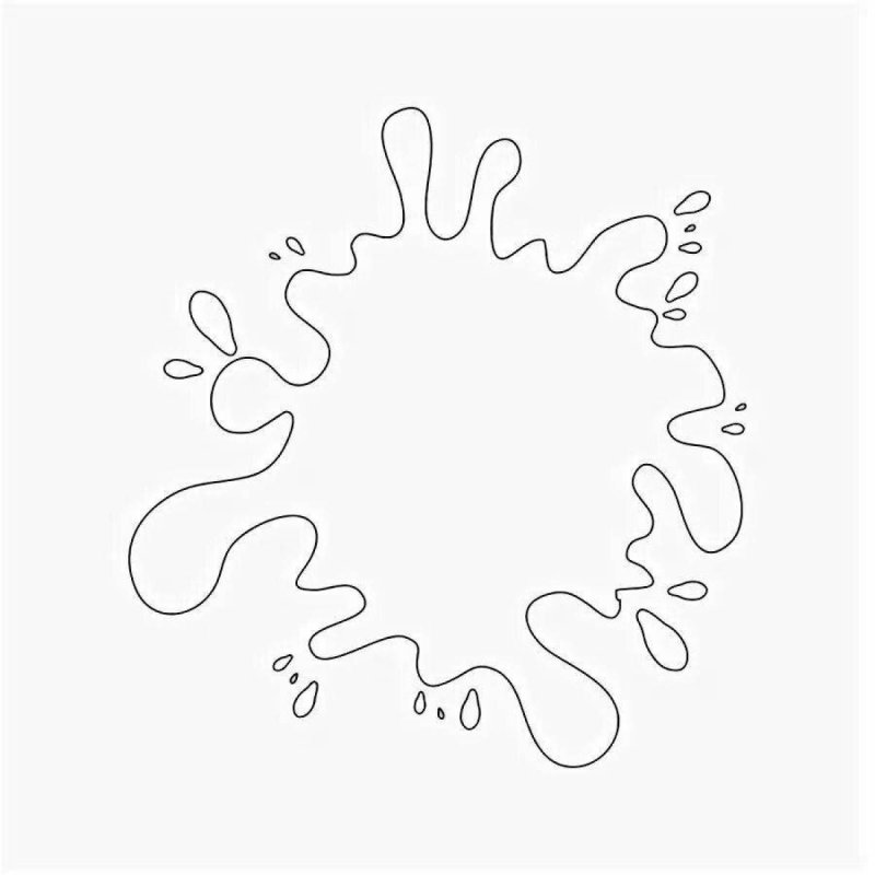 Пятно раскраска