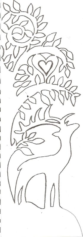 Дерево для вырезания