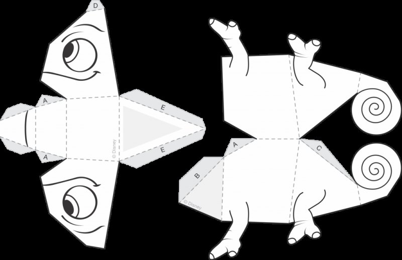 Развертки бумажных игрушек для детей