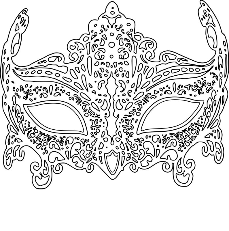 Маска раскраска
