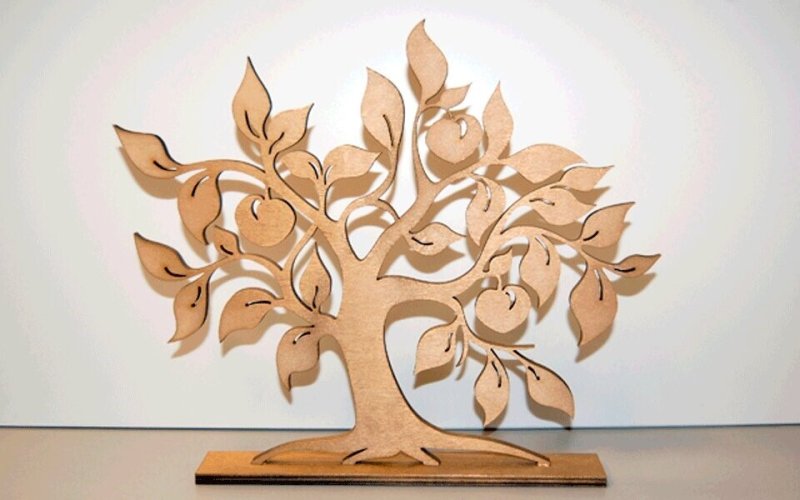 Декоративное дерево из фанеры