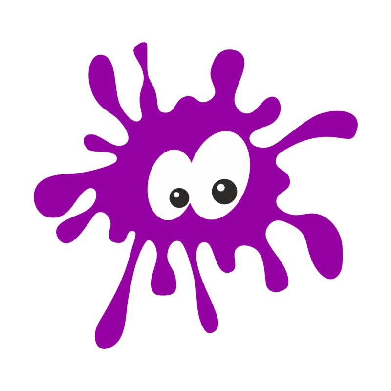 Разноцветные Кляксы