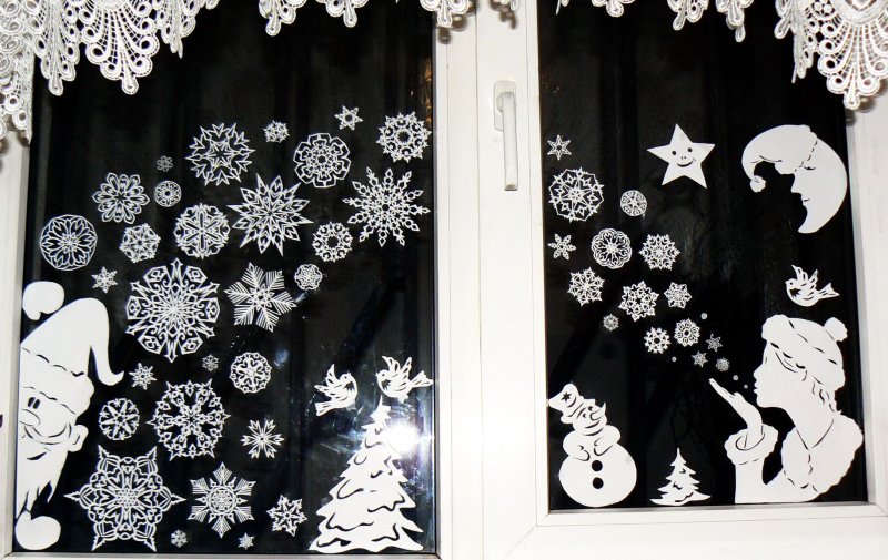 Новогодние окна