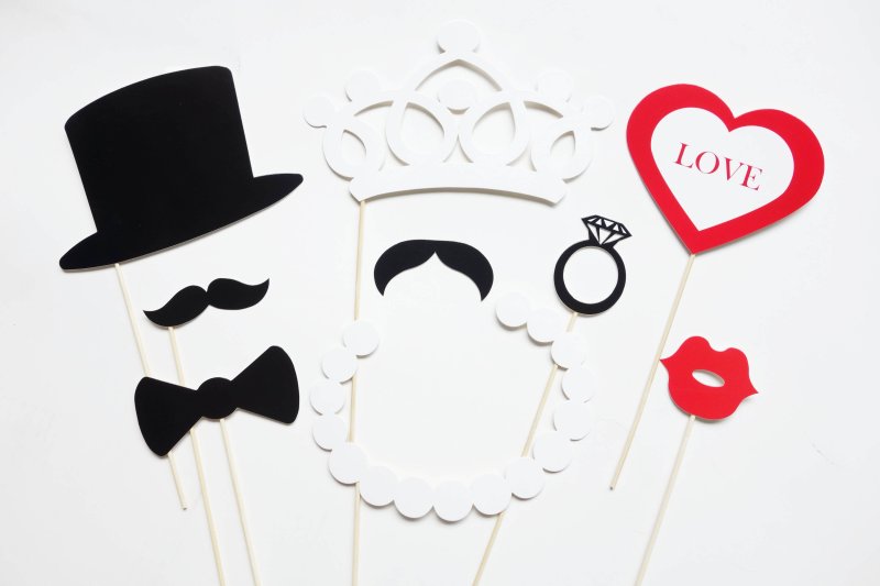 Атрибуты для свадебной фотосессии