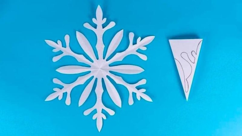 Снежинки для вырезания из бумаги распечатать красивые