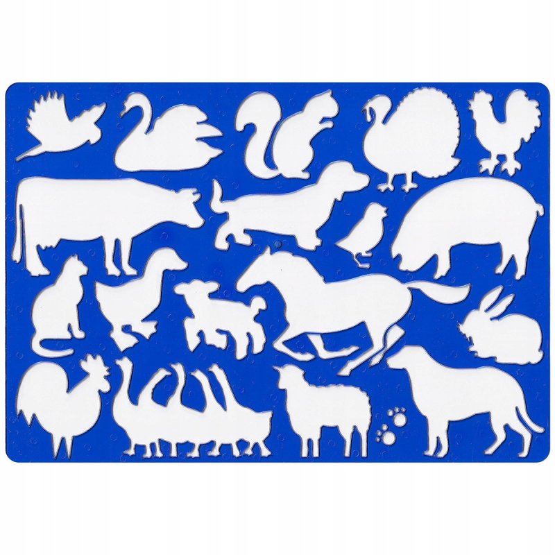 Силуэты животных для детей