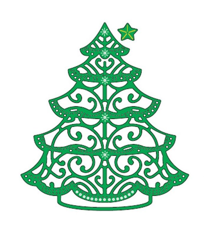 Шаблон елки