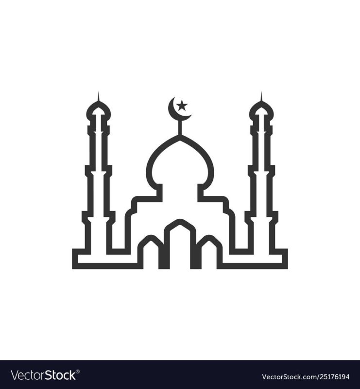 Мечеть силуэт