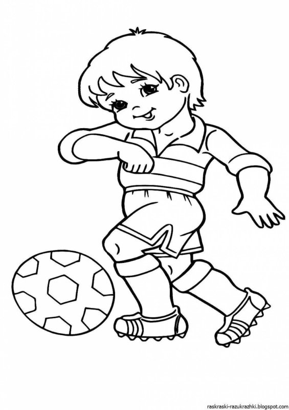 Здоровый образ жизни раскраска