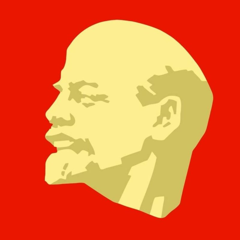 Ленин с боку