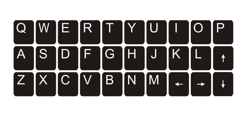 Клавиатура буквы