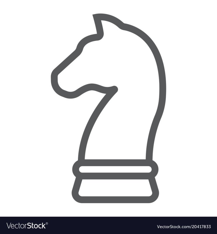 Шахматная фигура конь