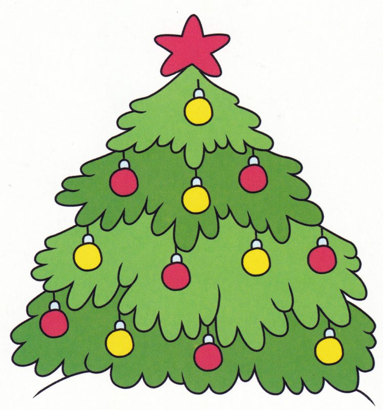 Елочка рисунок