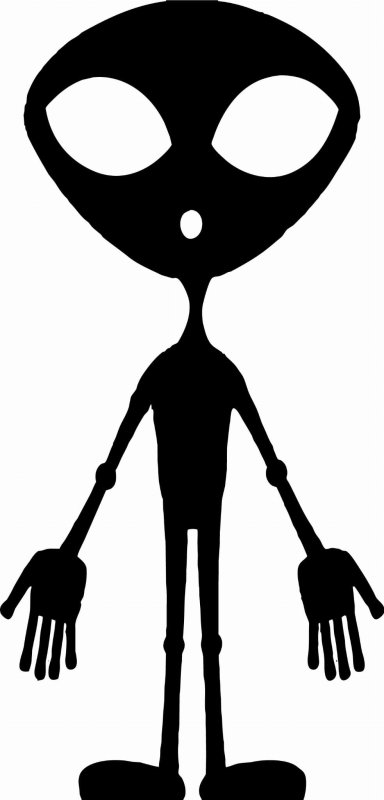 Силуэт пришельца
