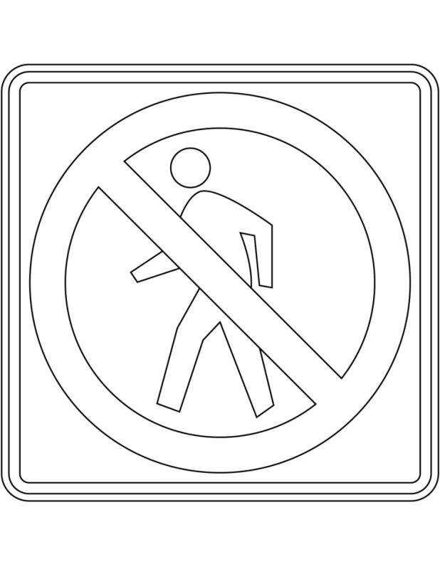 Дорожные знаки раскраска для детей