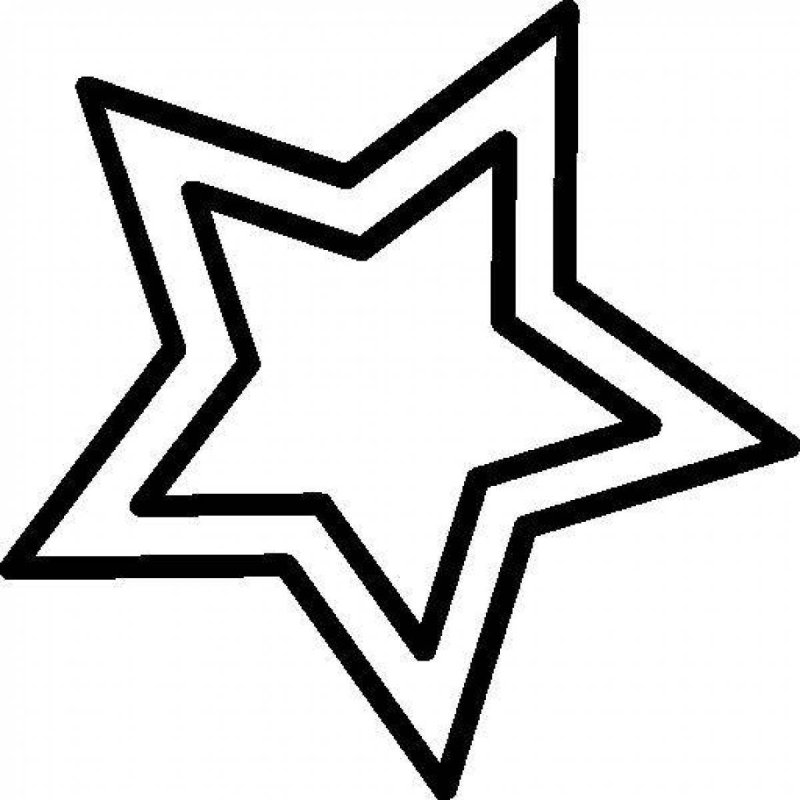 Звезда шаблон