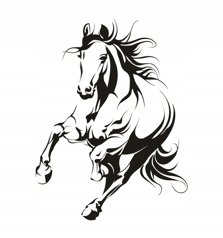 Векторная Графика лошадь